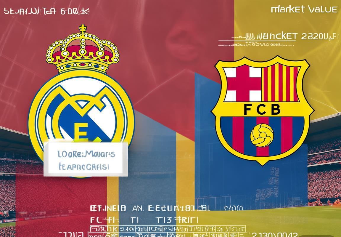 皇马领跑俱乐部身价排行榜，西甲双雄皇家马德里与巴塞罗那身价对比悬殊